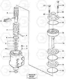 29701 Steering unit L90C VOLVO BM VOLVO BM L90C SER NO - 14304, Volvo Construction Equipment