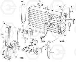 57771 Evaporator for cooling agent R134a, with fitting parts. L90C VOLVO BM VOLVO BM L90C SER NO - 14304, Volvo Construction Equipment
