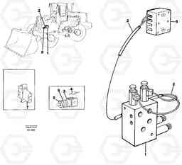 35111 Cable harness boom suspension system, front. L90C VOLVO BM VOLVO BM L90C SER NO - 14304, Volvo Construction Equipment
