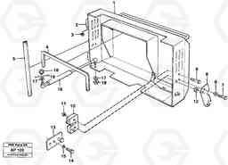 89918 Filter cover L120C VOLVO BM VOLVO BM L120C SER NO - 11318, Volvo Construction Equipment