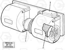 28936 Fan L120C VOLVO BM VOLVO BM L120C SER NO - 11318, Volvo Construction Equipment