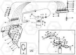 99122 Oil filter and testing block L120C VOLVO BM VOLVO BM L120C SER NO - 11318, Volvo Construction Equipment