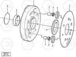 12286 Hydraulic pump L120C VOLVO BM VOLVO BM L120C SER NO - 11318, Volvo Construction Equipment