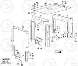 29301 Engine cover L120C VOLVO BM VOLVO BM L120C SER NO - 11318, Volvo Construction Equipment