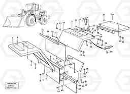 77704 Mud guards L120C VOLVO BM VOLVO BM L120C SER NO - 11318, Volvo Construction Equipment