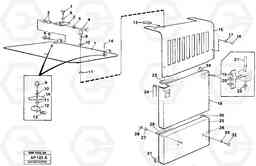 65884 Side hatches, front L120C VOLVO BM VOLVO BM L120C SER NO - 11318, Volvo Construction Equipment