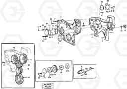 19874 Timing gear casing and gears L120C VOLVO BM VOLVO BM L120C SER NO - 11318, Volvo Construction Equipment