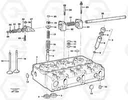 21023 Cylinder head L120C VOLVO BM VOLVO BM L120C SER NO - 11318, Volvo Construction Equipment