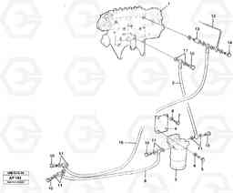 19879 Fuel system L120C VOLVO BM VOLVO BM L120C SER NO - 11318, Volvo Construction Equipment