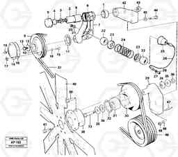27189 Belt transmission L120C VOLVO BM VOLVO BM L120C SER NO - 11318, Volvo Construction Equipment