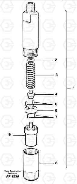 63356 Injector L120C VOLVO BM VOLVO BM L120C SER NO - 11318, Volvo Construction Equipment