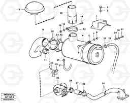 74742 Inlet system L120C VOLVO BM VOLVO BM L120C SER NO - 11318, Volvo Construction Equipment