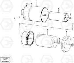 21559 Air filter L120C VOLVO BM VOLVO BM L120C SER NO - 11318, Volvo Construction Equipment