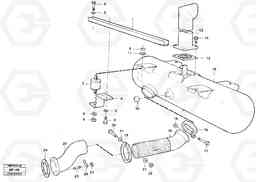 89089 Exhaust system L120C VOLVO BM VOLVO BM L120C SER NO - 11318, Volvo Construction Equipment