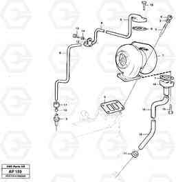 57062 Turbocharger with fitting parts L120C VOLVO BM VOLVO BM L120C SER NO - 11318, Volvo Construction Equipment