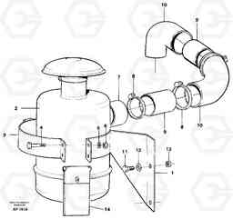 29205 Oil bath filter L120C VOLVO BM VOLVO BM L120C SER NO - 11318, Volvo Construction Equipment