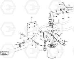 27180 Coolant filter L120C VOLVO BM VOLVO BM L120C SER NO - 11318, Volvo Construction Equipment