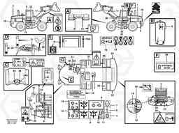 4565 Sign plates and decals L120C VOLVO BM VOLVO BM L120C SER NO - 11318, Volvo Construction Equipment