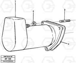 15211 Starter motor with assembling details L120C VOLVO BM VOLVO BM L120C SER NO - 11318, Volvo Construction Equipment