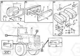 27208 Lighting, rear L120C VOLVO BM VOLVO BM L120C SER NO - 11318, Volvo Construction Equipment