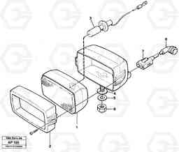 15212 Work lights, front. L120C VOLVO BM VOLVO BM L120C SER NO - 11318, Volvo Construction Equipment