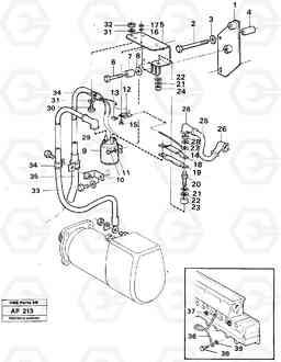 27202 Starter element with fitting parts L120C VOLVO BM VOLVO BM L120C SER NO - 11318, Volvo Construction Equipment