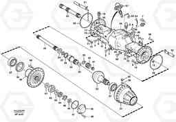 66921 Planetary axle, front L120C VOLVO BM VOLVO BM L120C SER NO - 11318, Volvo Construction Equipment