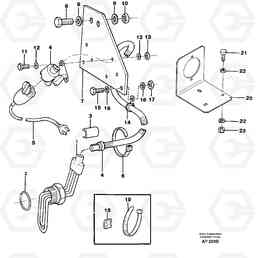 27197 Engine heater L120C VOLVO BM VOLVO BM L120C SER NO - 11318, Volvo Construction Equipment