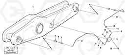 21305 Extended lubepoints for lift arm system L120C VOLVO BM VOLVO BM L120C SER NO - 11318, Volvo Construction Equipment