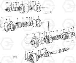 21762 Hydraulic clutch forward / 1:st speed L120C VOLVO BM VOLVO BM L120C SER NO - 11318, Volvo Construction Equipment