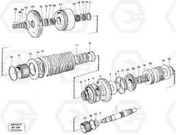 21763 Hydraulic clutch reverse / 2nd speed L120C VOLVO BM VOLVO BM L120C SER NO - 11318, Volvo Construction Equipment