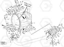 91784 Converter housing with fitting parts L120C VOLVO BM VOLVO BM L120C SER NO - 11318, Volvo Construction Equipment