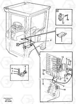 27224 Parking brake alarm, L120C VOLVO BM VOLVO BM L120C SER NO - 11318, Volvo Construction Equipment