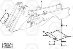 46444 Protecting plate L120C VOLVO BM VOLVO BM L120C SER NO - 11318, Volvo Construction Equipment