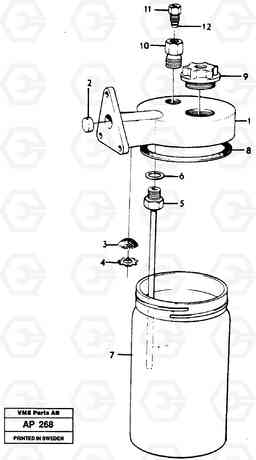 26026 Anti-freeze reservoir L120C VOLVO BM VOLVO BM L120C SER NO - 11318, Volvo Construction Equipment