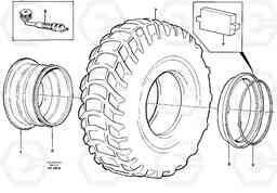 12554 Wheel L120C VOLVO BM VOLVO BM L120C SER NO - 11318, Volvo Construction Equipment