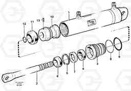 25648 Hydraulic cylinder L120C VOLVO BM VOLVO BM L120C SER NO - 11318, Volvo Construction Equipment