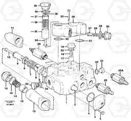 66345 Control valve L120C VOLVO BM VOLVO BM L120C SER NO - 11318, Volvo Construction Equipment