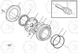 101978 Multi-disc brake, rear L120C VOLVO BM VOLVO BM L120C SER NO - 11318, Volvo Construction Equipment