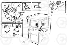 97341 Cable harness: Adjustableflow from hydraulic function 3. L120C VOLVO BM VOLVO BM L120C SER NO - 11318, Volvo Construction Equipment