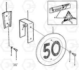 2382 50 km/h Sign L120C VOLVO BM VOLVO BM L120C SER NO - 11318, Volvo Construction Equipment