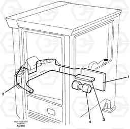 21487 Heating system L120C S/N 11319-SWE, S/N 61677-USA, S/N 70075-BRA, Volvo Construction Equipment