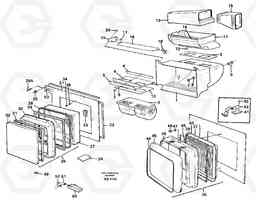 59648 Air filter L120C S/N 11319-SWE, S/N 61677-USA, S/N 70075-BRA, Volvo Construction Equipment