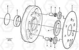 21315 Hydraulic pump L120C S/N 11319-SWE, S/N 61677-USA, S/N 70075-BRA, Volvo Construction Equipment