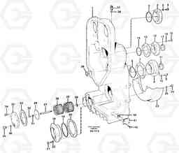 21319 Dropbox housing and cover L120C S/N 11319-SWE, S/N 61677-USA, S/N 70075-BRA, Volvo Construction Equipment