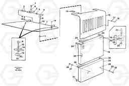 65902 Side hatches, front L120C S/N 11319-SWE, S/N 61677-USA, S/N 70075-BRA, Volvo Construction Equipment