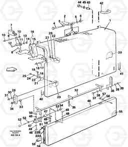 58623 Side hatches, rear L120C S/N 11319-SWE, S/N 61677-USA, S/N 70075-BRA, Volvo Construction Equipment