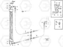 104576 Hydraulic oil cooler L120C S/N 11319-SWE, S/N 61677-USA, S/N 70075-BRA, Volvo Construction Equipment