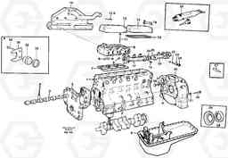 54626 Engine with fitting parts L120C S/N 11319-SWE, S/N 61677-USA, S/N 70075-BRA, Volvo Construction Equipment