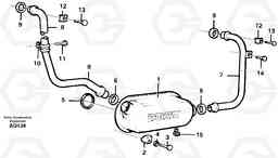 21330 Oil cooler L120C S/N 11319-SWE, S/N 61677-USA, S/N 70075-BRA, Volvo Construction Equipment